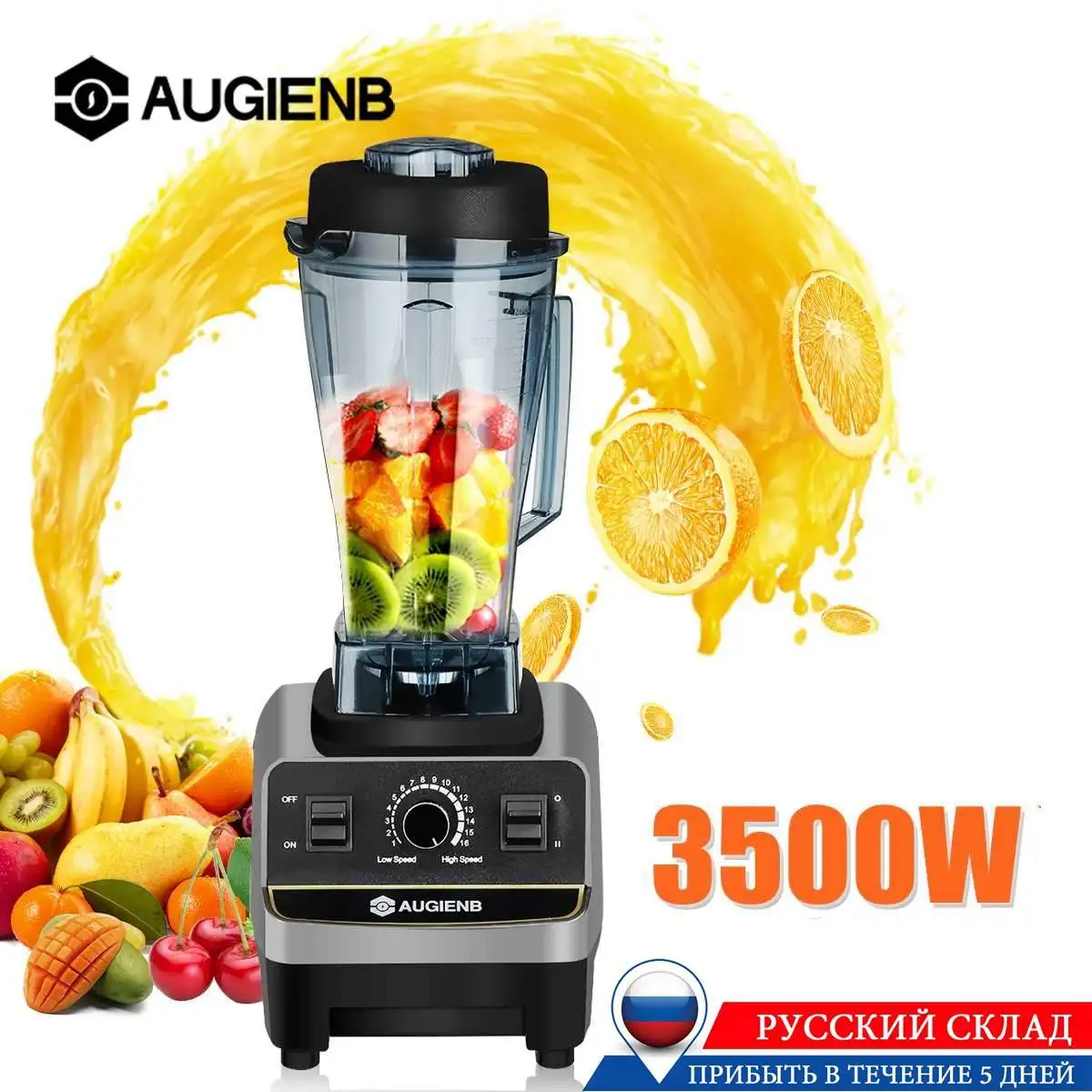 AUGIENB 3500W 4HP Heavy Duty Commercial Grade Timer Blender Mixer 2L Jar Juicer Fruit Food Processor Ice Smoothies BPA Free
AUGIENB 3500W 4HP Heavy Duty Commercial Grade Timer Blender Mixer 2L Jar Juicer Fruit Food Processor Ice Smoothies BPA Free