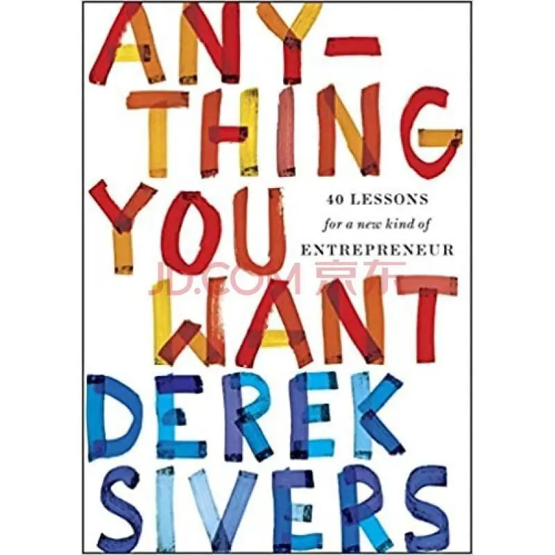 Anything You Want Derek Sivers 40 Lessons for A New Kind of Entrepreneur Business Management Learning Book
Anything You Want Derek Sivers 40 Lessons for A New Kind of Entrepreneur Business Management Learning Book