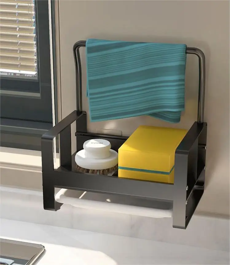 Space Aluminum Non-Punching Detachable Shelving Kitchen Countertop Clutter All-In-One Storage Artifact Dishwash Cloth Drain Rack
Space Aluminum Non-Punching Detachable Shelving Kitchen Countertop Clutter All-In-One Storage Artifact Dishwash Cloth Drain Rack