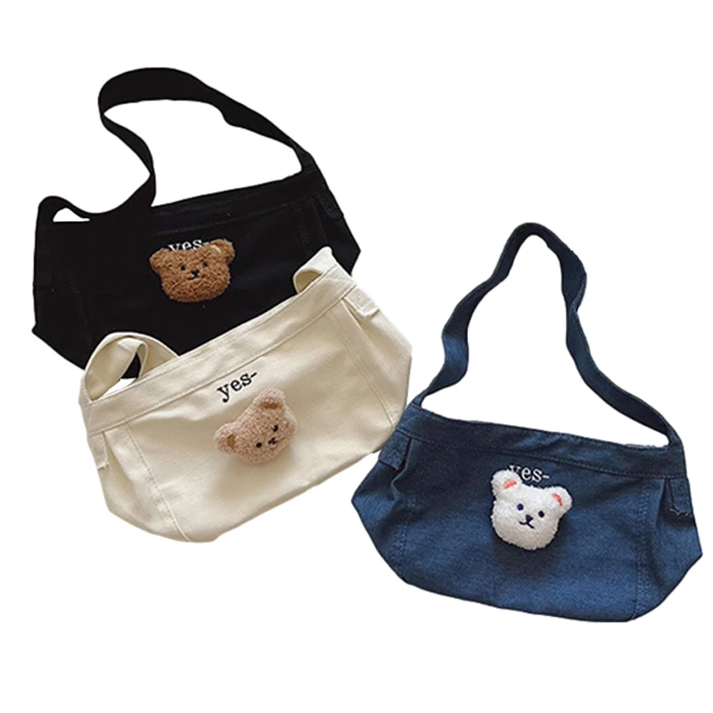 Stuffed Bear Children's Messenger Bag Korean Denim Baby Girl Shoulder Bag Travel Shoulder Bag Boy Cartoon School Bag 2022 New
Stuffed Bear Children's Messenger Bag Korean Denim Baby Girl Shoulder Bag Travel Shoulder Bag Boy Cartoon School Bag 2022 New