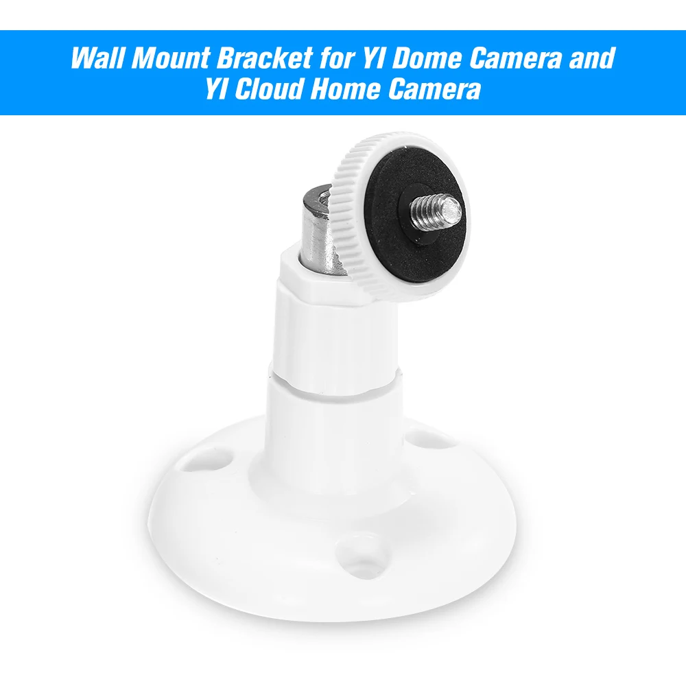 Wall Mount for YI Dome Camera and YI Cloud Home Camera Wall Mounted Bracket Holder Full Install Kit Height and Angle Adjustmen
Wall Mount for YI Dome Camera and YI Cloud Home Camera Wall Mounted Bracket Holder Full Install Kit Height and Angle Adjustmen