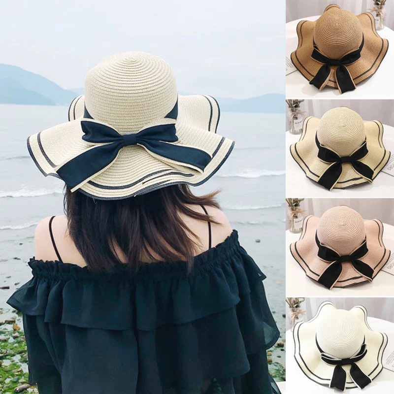 Women's Simple Straw Hat With Decor Foldable Summer Sun Hat Beach Women For Beach Activities
Women's Simple Straw Hat With Decor Foldable Summer Sun Hat Beach Women For Beach Activities