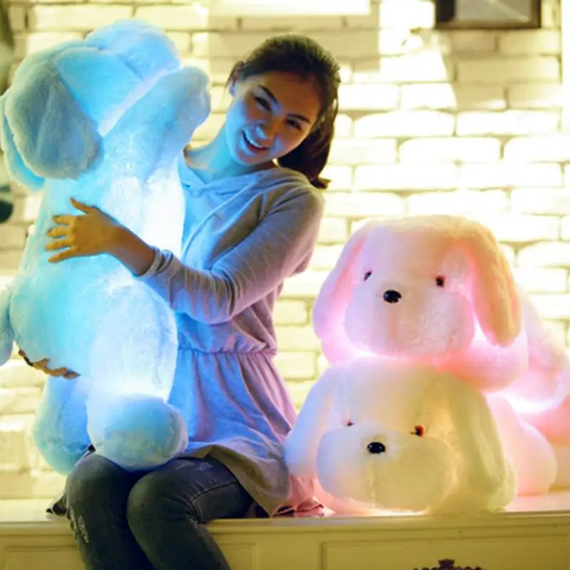 50cm Plush Toy Creative Light Up LED Teddy Dog Stuffed Animals Luminous Plush Toy Glowing Pillows Christmas Gift for Kids
50cm Plush Toy Creative Light Up LED Teddy Dog Stuffed Animals Luminous Plush Toy Glowing Pillows Christmas Gift for Kids