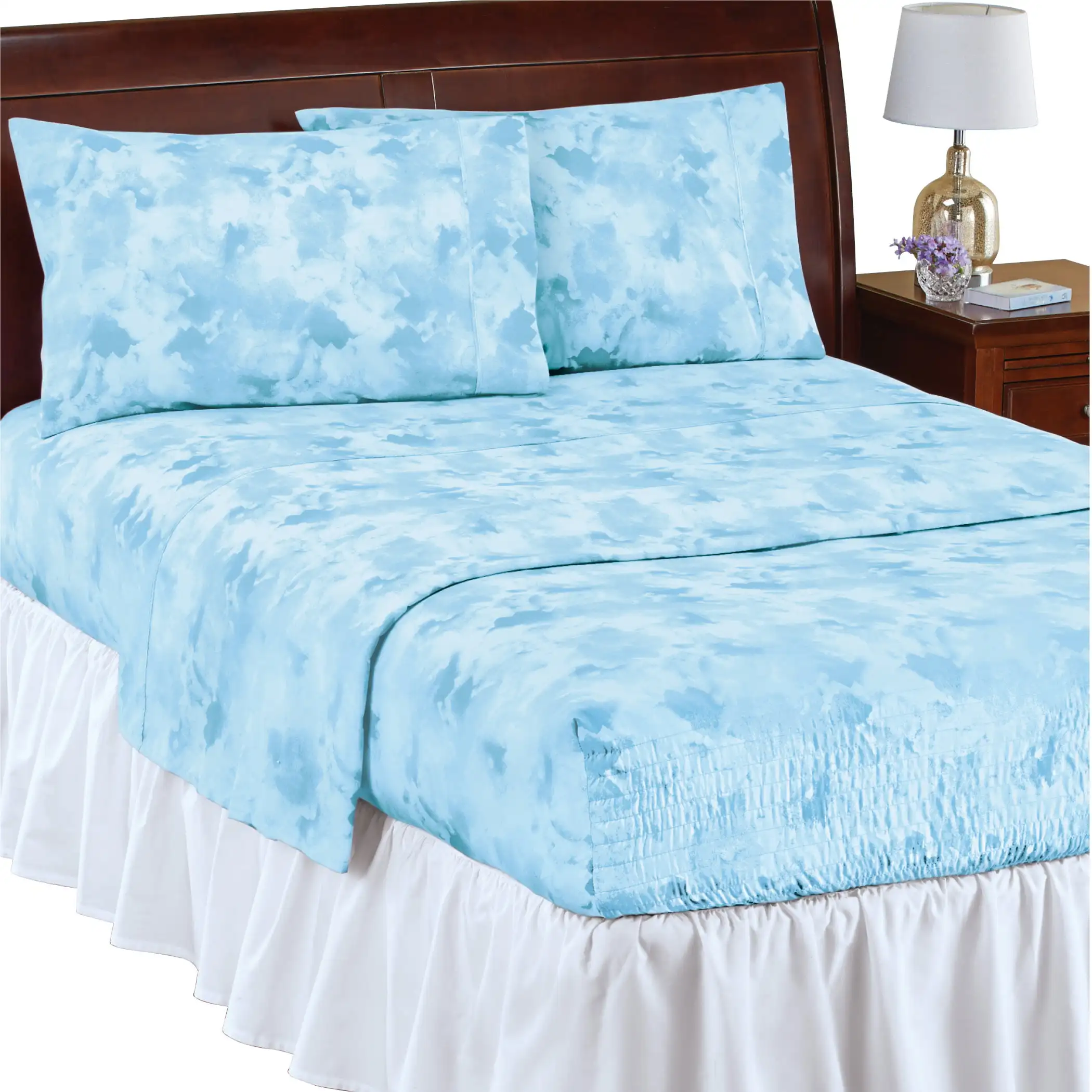 Non-slip BedTite Watercolor Sheet Set - 4 Pieces - Microfiber Sheets Stay Soft and Smooth - Features Colorful Watercolor Design
Non-slip BedTite Watercolor Sheet Set - 4 Pieces - Microfiber Sheets Stay Soft and Smooth - Features Colorful Watercolor Design