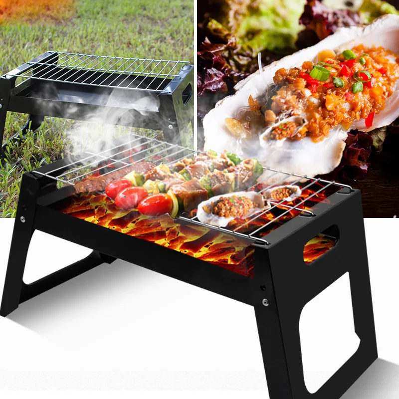 Stainless steel Grill 35X22cm outdoor grill Home charcoal small field grill Carbon BBQ grill super thin folding grill
Stainless steel Grill 35X22cm outdoor grill Home charcoal small field grill Carbon BBQ grill super thin folding grill