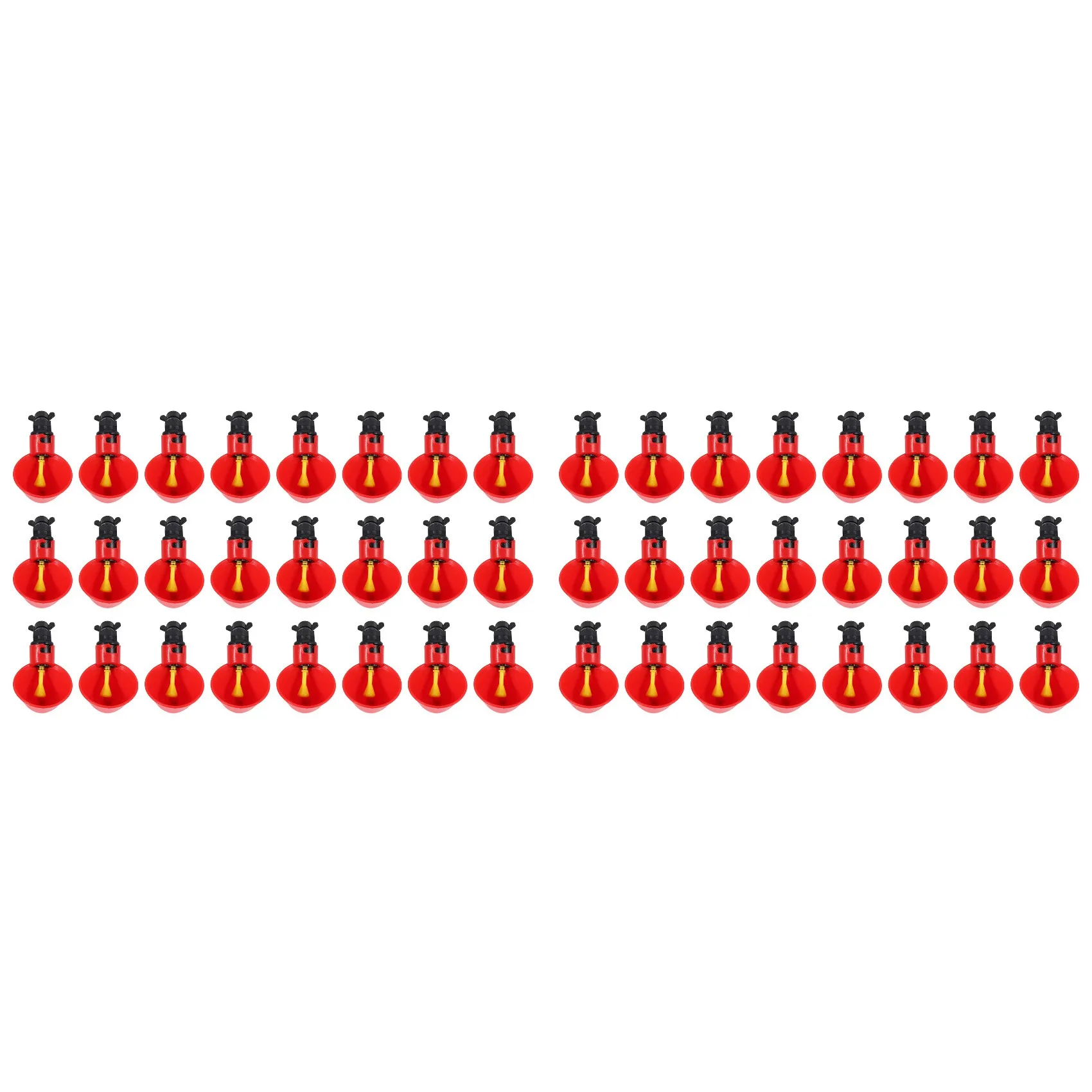 48Pcs Feed Automatic Bird Coop Poultry Chicken Fowl Drinker Water Drinking Cups Livestock Drinking Cup Poultry Tools
48Pcs Feed Automatic Bird Coop Poultry Chicken Fowl Drinker Water Drinking Cups Livestock Drinking Cup Poultry Tools