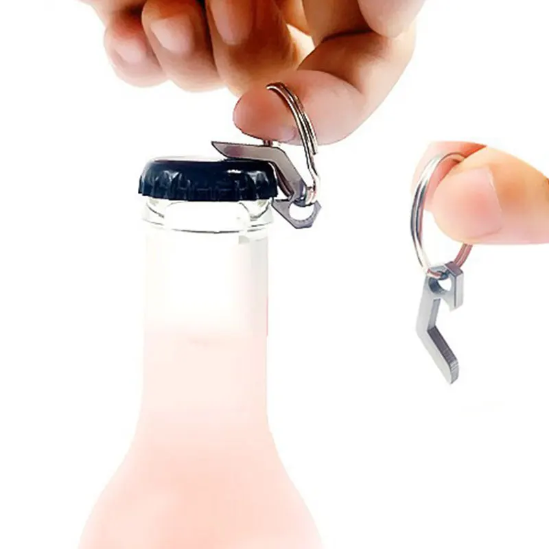 Titanium Alloy Creative Mini Bottle Opener Can Opener Stainless Steel Multifunctional Key Clasp Outdoor Gadget
Titanium Alloy Creative Mini Bottle Opener Can Opener Stainless Steel Multifunctional Key Clasp Outdoor Gadget