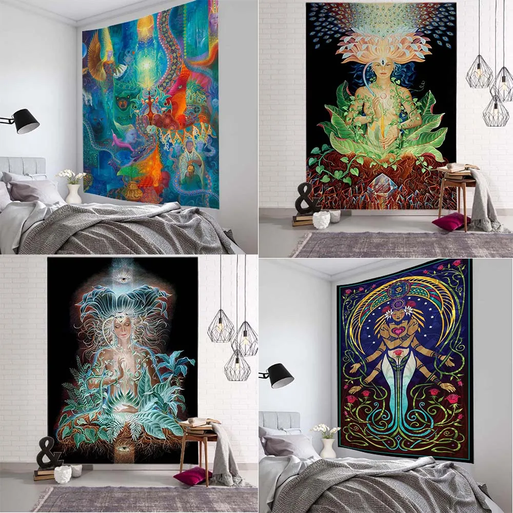 Customizable Psychedelic Character Tapestry Wall Hanging Tarot Cards Kawaii Fantasy Home Wall Decoration Background Cloth
Customizable Psychedelic Character Tapestry Wall Hanging Tarot Cards Kawaii Fantasy Home Wall Decoration Background Cloth
