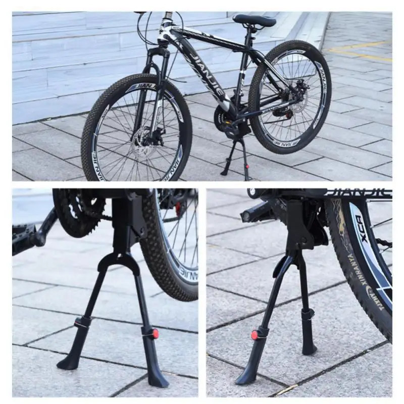 

Подставка для велосипеда с двумя ножками, складная Тяжелая Регулируемая подставка для горного велосипеда, центральное крепление