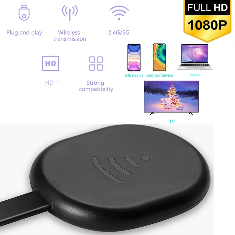 E38 2.4G 5G WiFi TV Stick 1080P Display Dongle Receiver Wireless Projector For Android iOS Linux for YouTube Mirror Screen
E38 2.4G 5G WiFi TV Stick 1080P Display Dongle Receiver Wireless Projector For Android iOS Linux for YouTube Mirror Screen