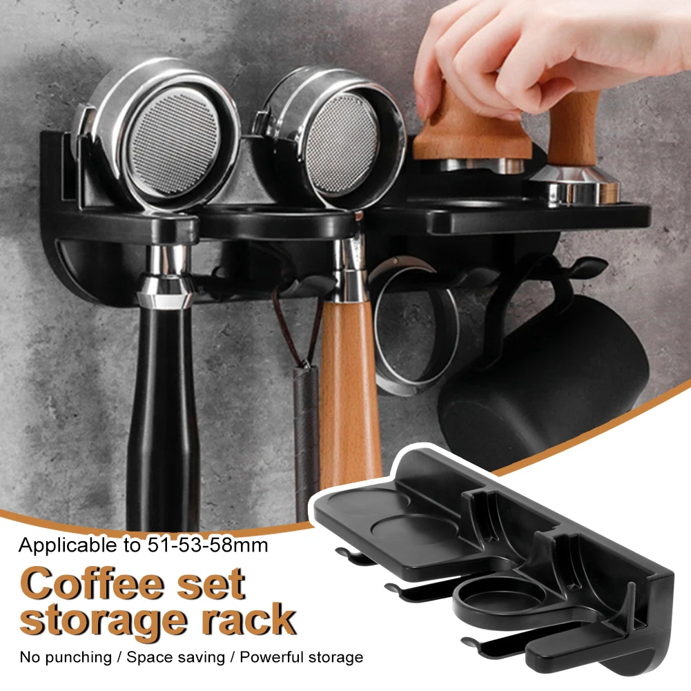 51/54/58mm Wall Mount Coffee Set Storage Rack Puching Free Espresso Coffee Portafilters Holder Coffeeware Organizer Accessories
51/54/58mm Wall Mount Coffee Set Storage Rack Puching Free Espresso Coffee Portafilters Holder Coffeeware Organizer Accessories