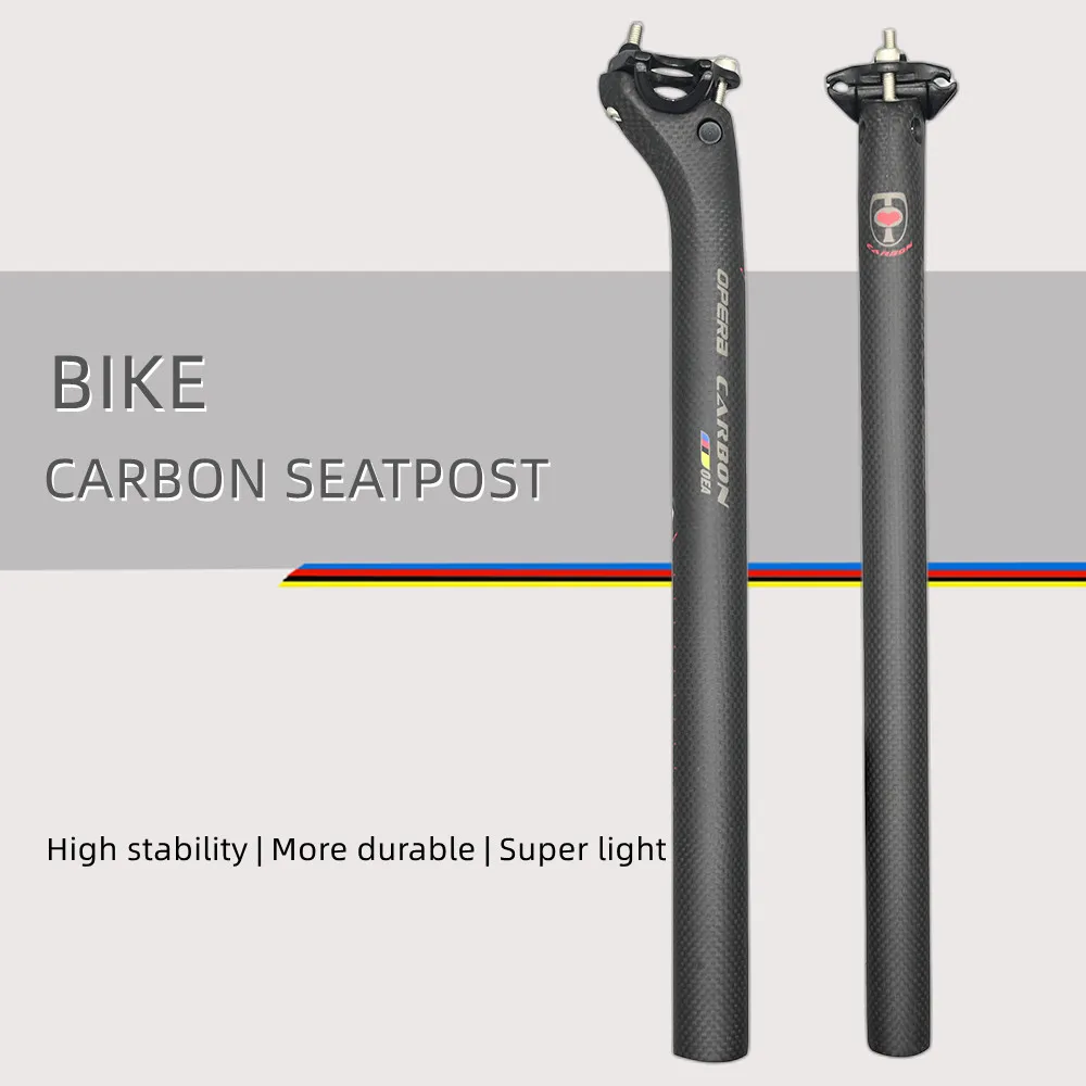 Carbon Seatpost 27.2/30.8/31.6mm Matte Black MTB/Road Bike Seat Post Length 400mm Seat Tube Bicycle Parts
Carbon Seatpost 27.2/30.8/31.6mm Matte Black MTB/Road Bike Seat Post Length 400mm Seat Tube Bicycle Parts