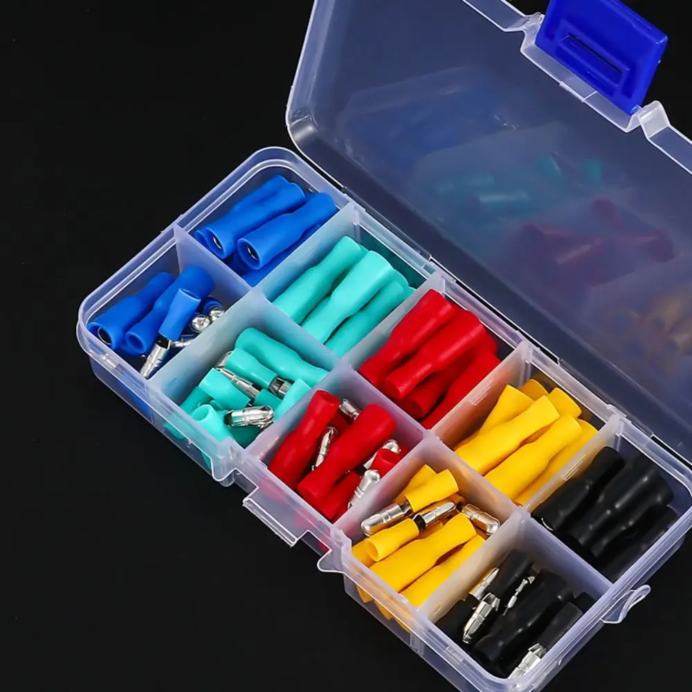 100Pcs/Box Practical Car Accessories Male & Female Brass Male Wire Connector Cable Wire Crimp Terminal Butt Connector
100Pcs/Box Practical Car Accessories Male & Female Brass Male Wire Connector Cable Wire Crimp Terminal Butt Connector