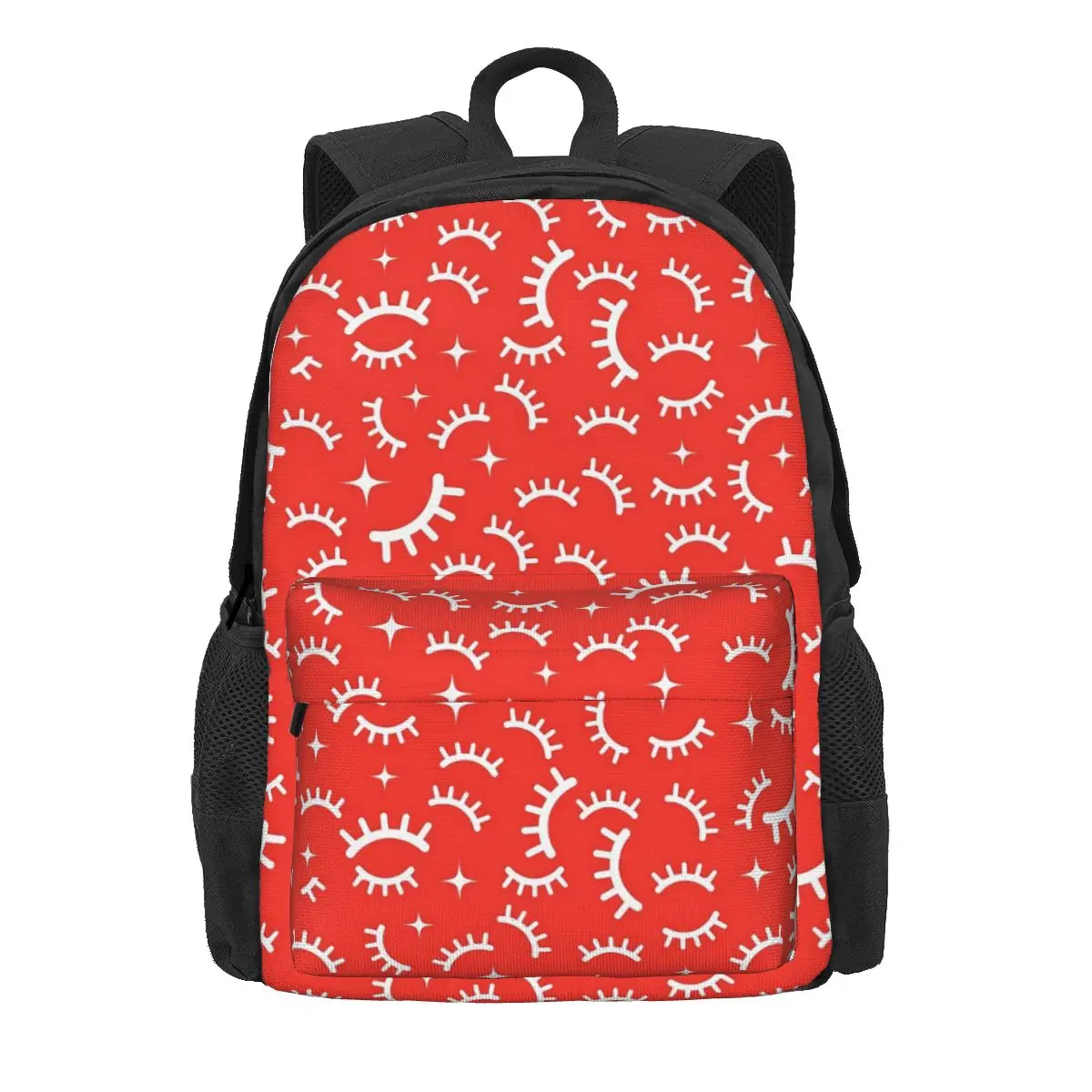 Cartoon Eyelashes Backpack Unisex White And Red Print Backpacks Polyester Stylish School Bags Outdoor Style Custom Rucksack
Cartoon Eyelashes Backpack Unisex White And Red Print Backpacks Polyester Stylish School Bags Outdoor Style Custom Rucksack