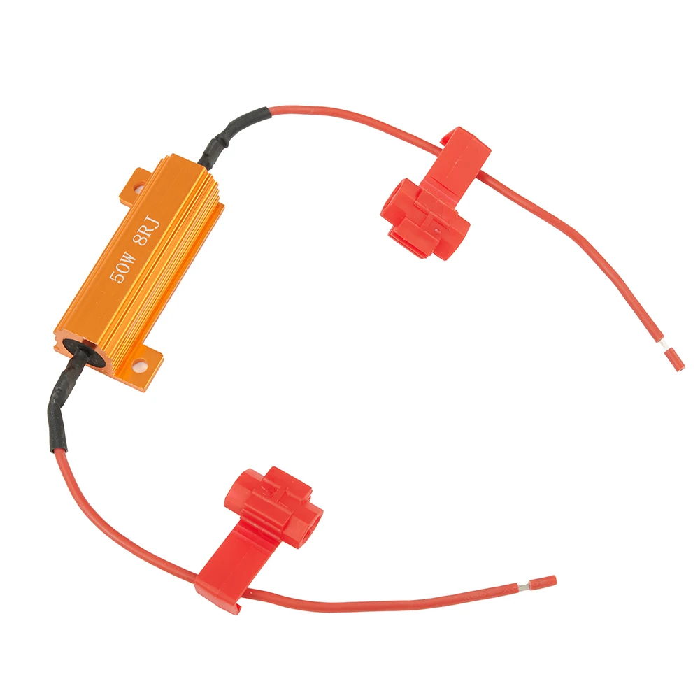 Flash Turn Signal Lights blinking Tool Decoders LED Load Resistors Fix 12V-24V Accessories 50W 8ohm Kit Set Hot
Flash Turn Signal Lights blinking Tool Decoders LED Load Resistors Fix 12V-24V Accessories 50W 8ohm Kit Set Hot