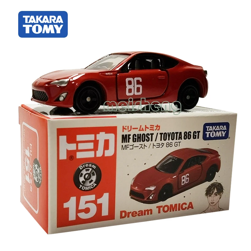 

TAKARA TOMY TOMICA Scale MF Ghost Toyota 86 GT 151 Alloy Diecast Metal Car Model Vehicle Toys Gifts Collections