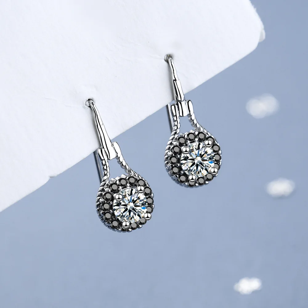 Solid 925 Silver Sterling VS2 Obsidian Diamond Earring for Women Fashion Aros Mujer Oreja Diamond Bizuteria Black Obsidian Anels
Solid 925 Silver Sterling VS2 Obsidian Diamond Earring for Women Fashion Aros Mujer Oreja Diamond Bizuteria Black Obsidian Anels