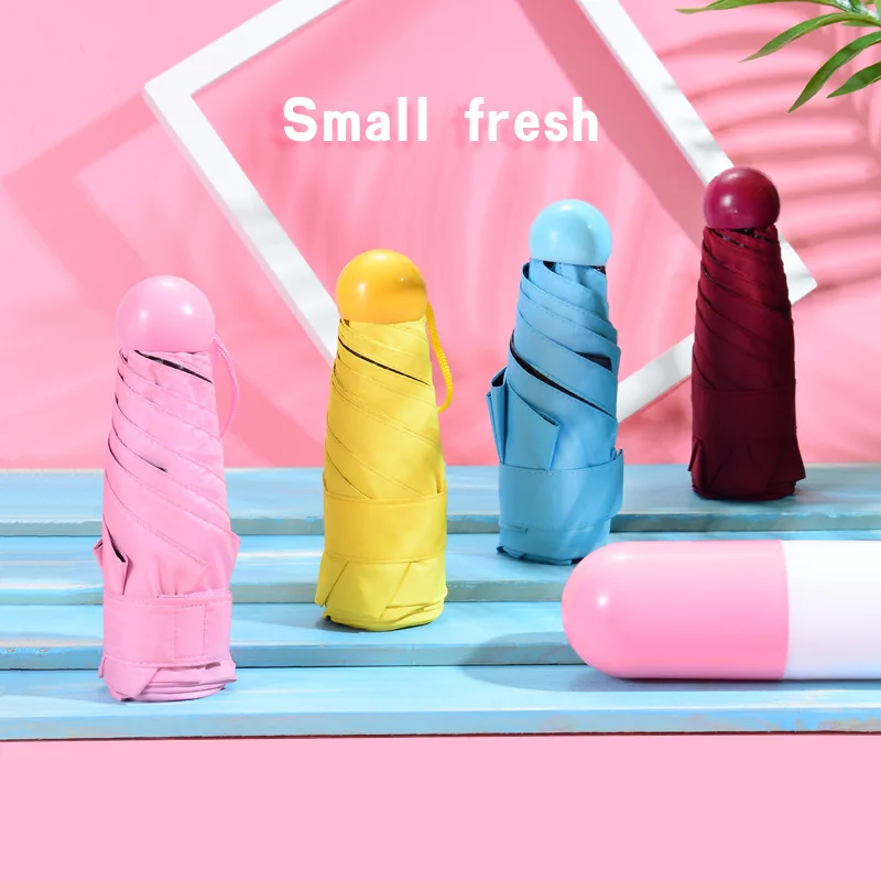 Mini Folding Capsule Small Umbrella With Pill Package Box Pocket Parasol Rain Anti-UV Portable Travel Umbrella Sunny Rainy Day
Mini Folding Capsule Small Umbrella With Pill Package Box Pocket Parasol Rain Anti-UV Portable Travel Umbrella Sunny Rainy Day
