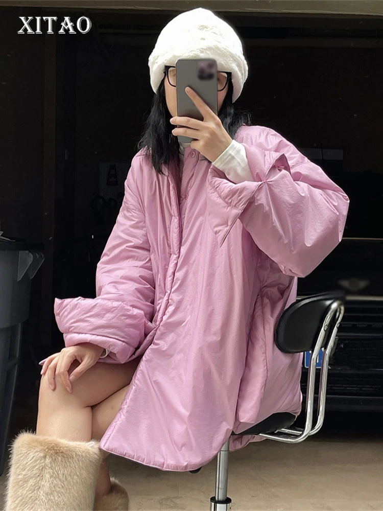 XITAO Fashion Soft Parka Warm Solid Color Elegant Single Breasted Temperament Simplicity Women 2022 Winter Coat SMH10142
XITAO Fashion Soft Parka Warm Solid Color Elegant Single Breasted Temperament Simplicity Women 2022 Winter Coat SMH10142
