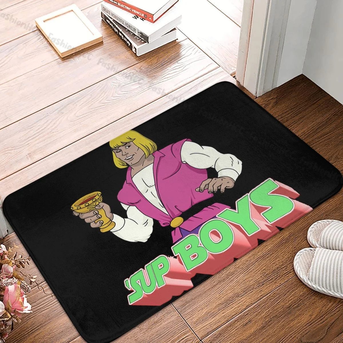 Нескользящий Придверный коврик He-Man and the Masters of the Universe Prince 'Sup для мальчиков, кухонный коврик для ванной, добро пожаловать в модный Декор
Нескользящий Придверный коврик He-Man and the Masters of the Universe Prince 'Sup для мальчиков, кухонный коврик для ванной, добро пожаловать в модный Декор