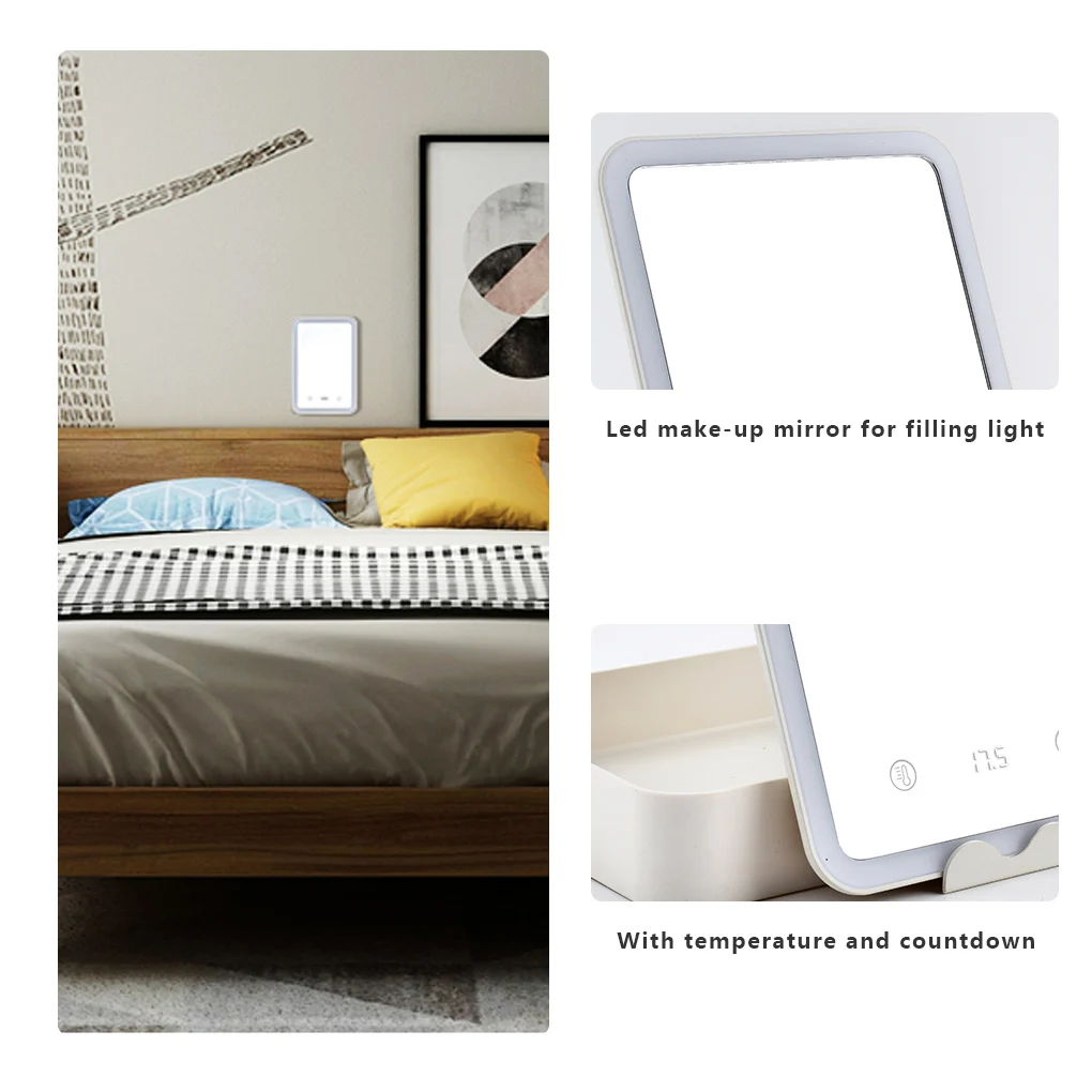 Зеркало для макияжа со светодиодный подсветкой, для путешествий, отдыха на открытом воздухе, походов, освещение для макияжа, светящееся зер...
Зеркало для макияжа со светодиодный подсветкой, для путешествий, отдыха на открытом воздухе, походов, освещение для макияжа, светящееся зер...