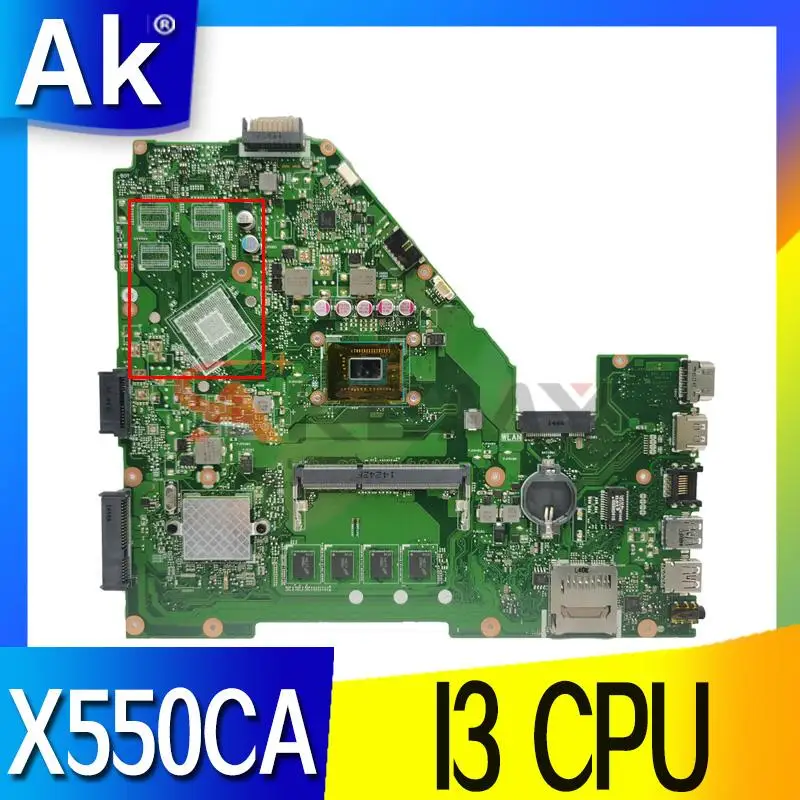 Материнская плата X550CC для ноутбука ASUS X550, X550C, X550CA, X550CL, материнская плата X550CC, Процессор I3, GM 100%, оригинальная Рабочая плата 
Материнская плата X550CC для ноутбука ASUS X550, X550C, X550CA, X550CL, материнская плата X550CC, Процессор I3, GM 100%, оригинальная Рабочая плата
