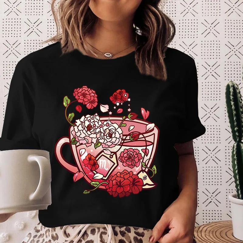 Fashion Trend T-shirt Women Cute Flowers Drink Graphic Printed Female T shirt 2022 Casual Harajuku O-Neck Clothes Ladies Tshirt
Fashion Trend T-shirt Women Cute Flowers Drink Graphic Printed Female T shirt 2022 Casual Harajuku O-Neck Clothes Ladies Tshirt