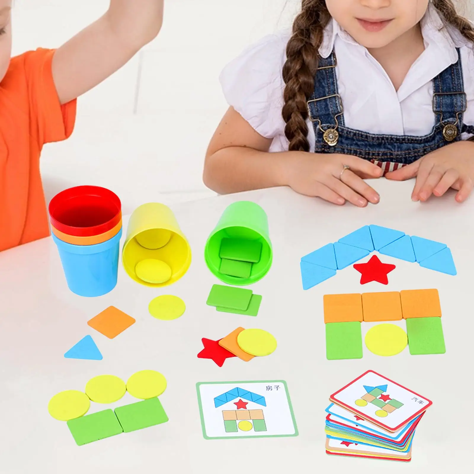 Montessori Toy Logical Thinking Shape Sorting Matching Learning Toy Puzzle Sorting Games for Holidays Toddlers Kids 3~6 Year Old
Montessori Toy Logical Thinking Shape Sorting Matching Learning Toy Puzzle Sorting Games for Holidays Toddlers Kids 3~6 Year Old
