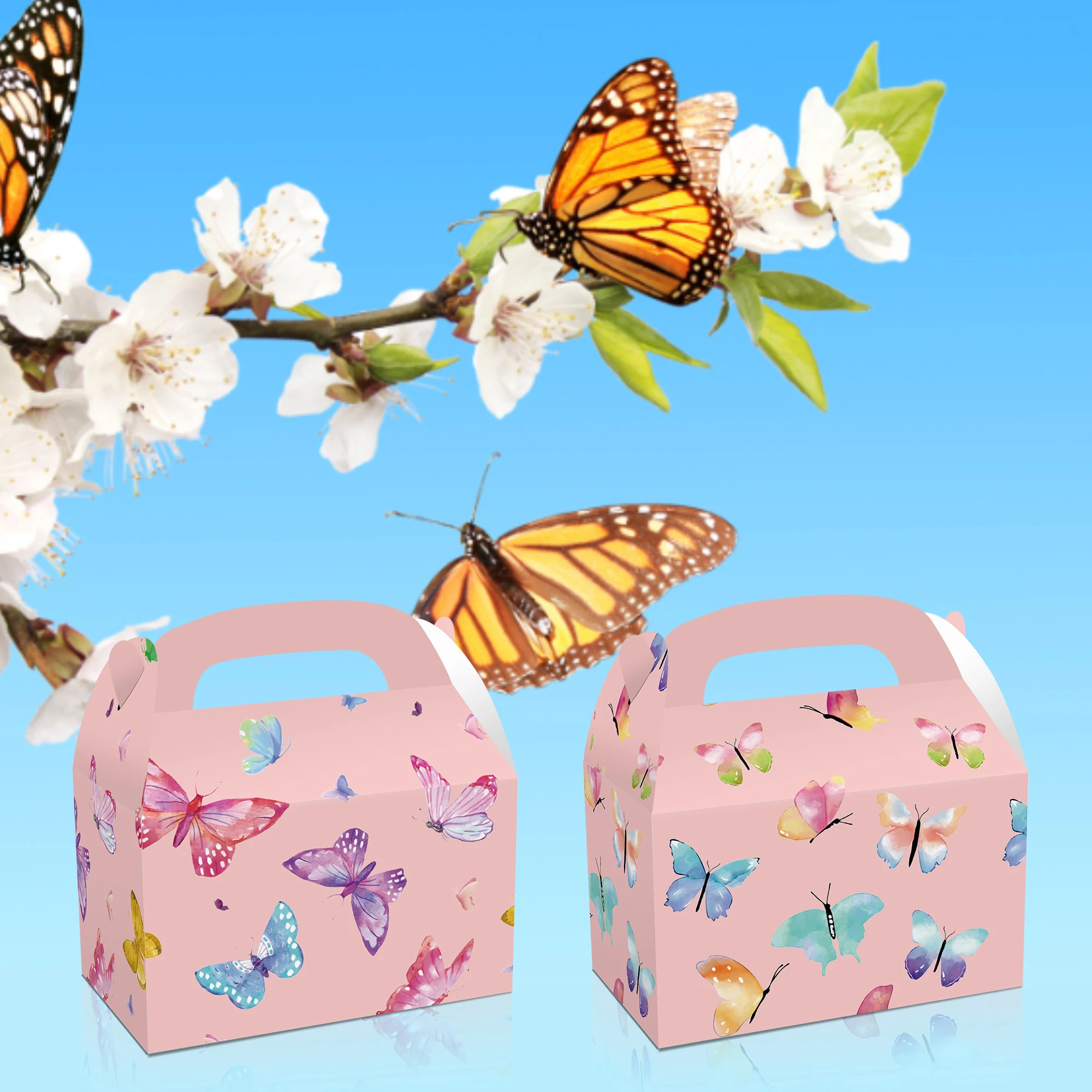 DD141 4Pcs Sweet Spring Butterfly Hawaii Party Favor Box Birthday Party Candy Packing Gift Bags Baby Shower Party Decorations
DD141 4Pcs Sweet Spring Butterfly Hawaii Party Favor Box Birthday Party Candy Packing Gift Bags Baby Shower Party Decorations