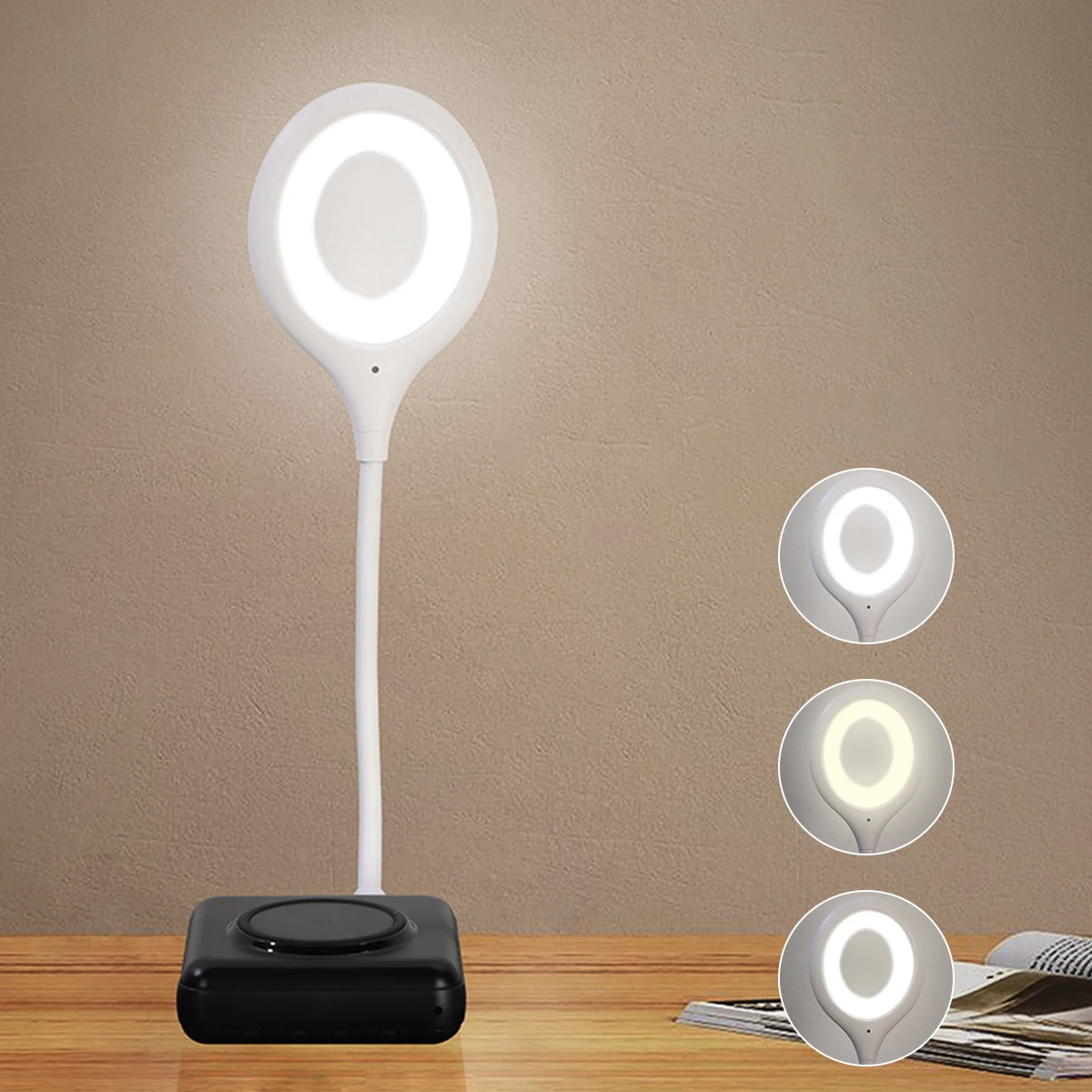 Xiaomi Intelligent LED table lamp portable voice control night light USB plugin 3 lighting modes ultra bright ring light foldabl
Xiaomi Intelligent LED table lamp portable voice control night light USB plugin 3 lighting modes ultra bright ring light foldabl