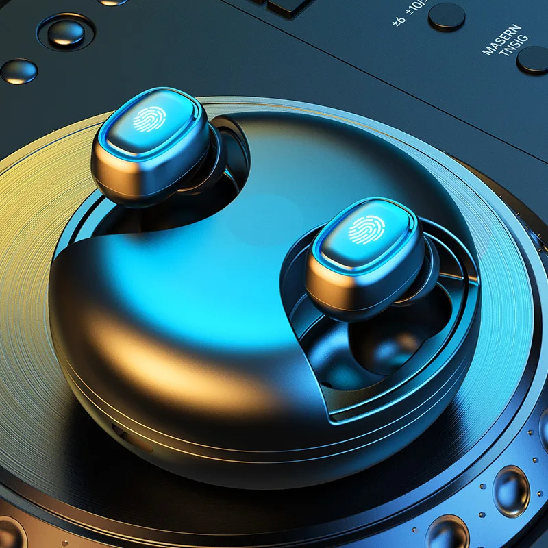 TWS-стереонаушники с поддержкой Bluetooth и зарядным футляром 
TWS-стереонаушники с поддержкой Bluetooth и зарядным футляром