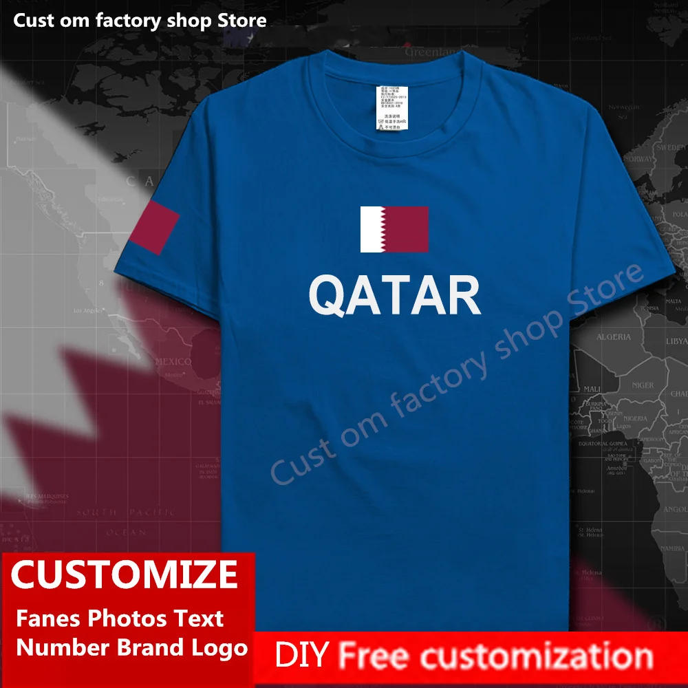 State of Qatar T shirt Custom Jersey Fans DIY Name Number Brand LOGO Tshirt High Street Fashion Hip Hop Loose Casual T-shirt
State of Qatar T shirt Custom Jersey Fans DIY Name Number Brand LOGO Tshirt High Street Fashion Hip Hop Loose Casual T-shirt