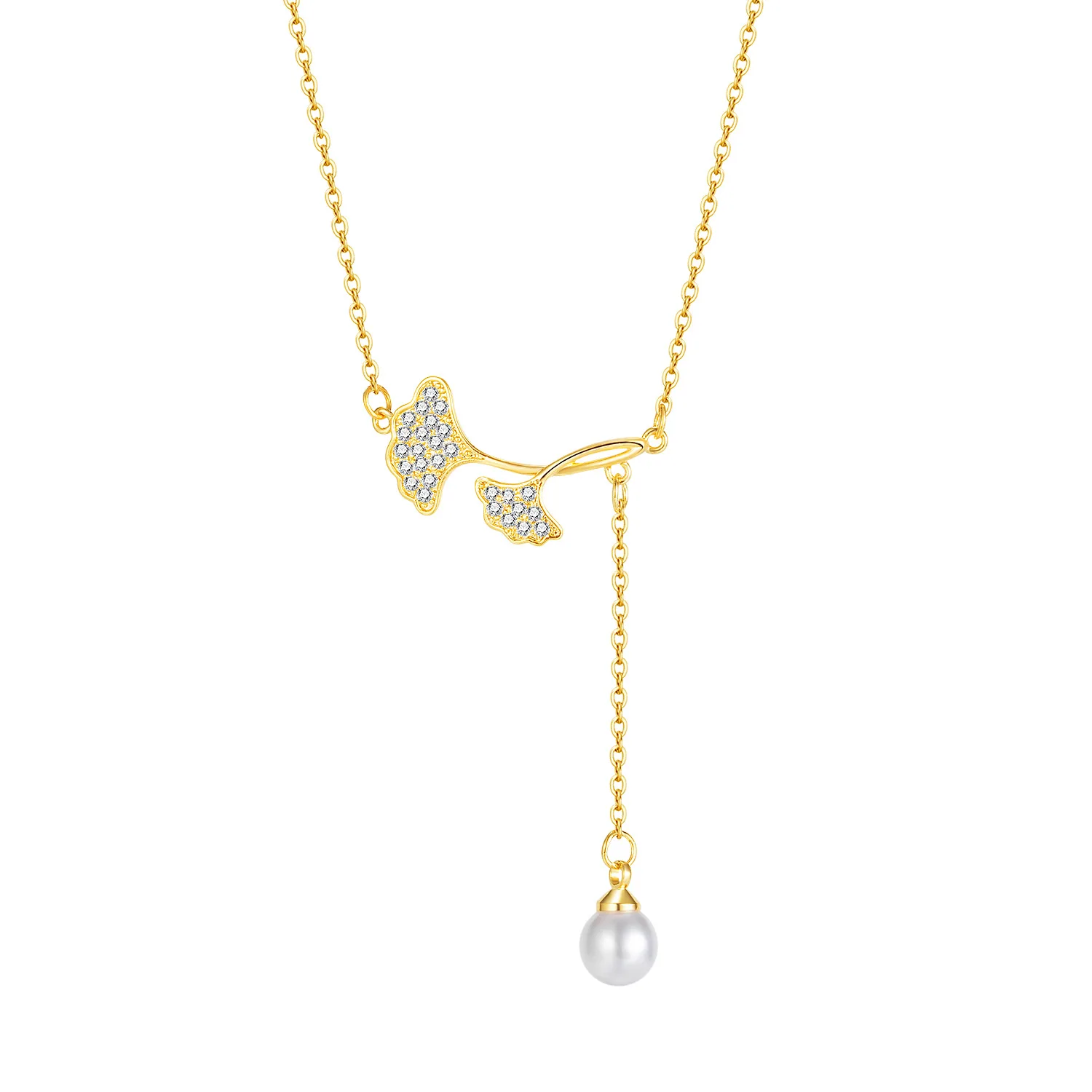 Bohemian Vintage Gold Women Ginkgo Biloba Leaf Pearl Tassel Necklaces for Women Pendants Necklaces Collar Jewelry 
Bohemian Vintage Gold Women Ginkgo Biloba Leaf Pearl Tassel Necklaces for Women Pendants Necklaces Collar Jewelry