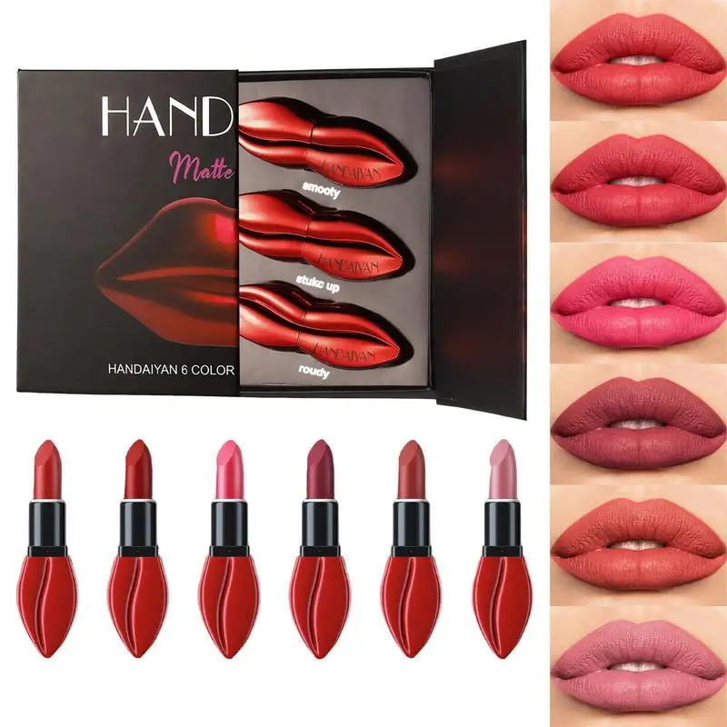Velvet Lipstick Set Matte Lip Plump 6 Colors Long Lasting Waterproof Moisturizer Lip Liner Pencil Tint Pigmented Smooth 3D Lips
Velvet Lipstick Set Matte Lip Plump 6 Colors Long Lasting Waterproof Moisturizer Lip Liner Pencil Tint Pigmented Smooth 3D Lips