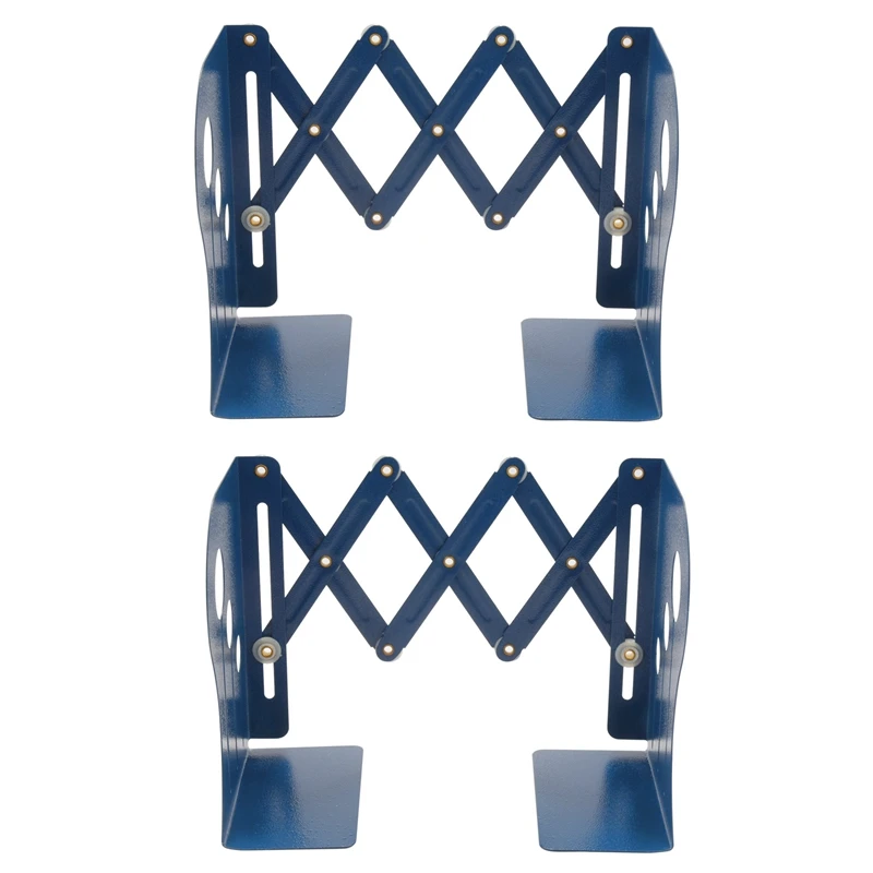 2X Подставка под книги, железная, регулируемая, рабочая, сверхмощная, нескользящая Подставка для книг (синий, маленький) 
2X Подставка под книги, железная, регулируемая, рабочая, сверхмощная, нескользящая Подставка для книг (синий, маленький)