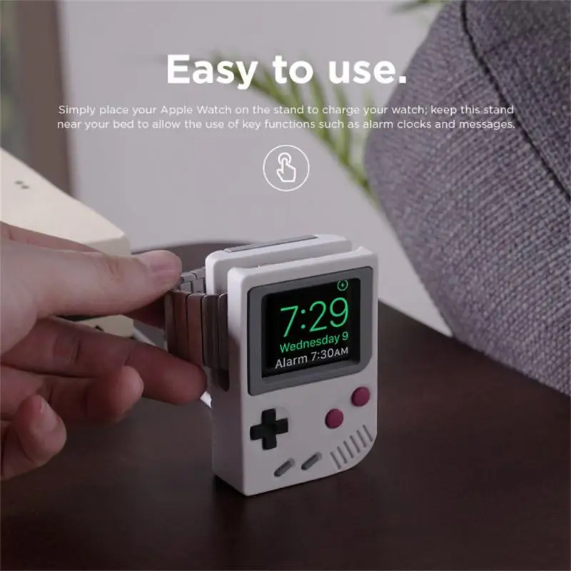 Silicone For Apple Watch For Apple Watch Series Night Light Charging Station 42mm 38mm 40mm 44mm Retro Game Console Watch Stand
Silicone For Apple Watch For Apple Watch Series Night Light Charging Station 42mm 38mm 40mm 44mm Retro Game Console Watch Stand