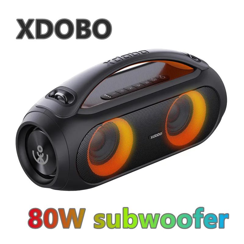 Портативный беспроводной Bluetooth-Динамик Caixa De SomXdobo Vibe Plus, 80 Вт, Bluetooth-динамик, сабвуфер RGB, длительный срок службы батареи, емкость аккумулятора...
Портативный беспроводной Bluetooth-Динамик Caixa De SomXdobo Vibe Plus, 80 Вт, Bluetooth-динамик, сабвуфер RGB, длительный срок службы батареи, емкость аккумулятора...