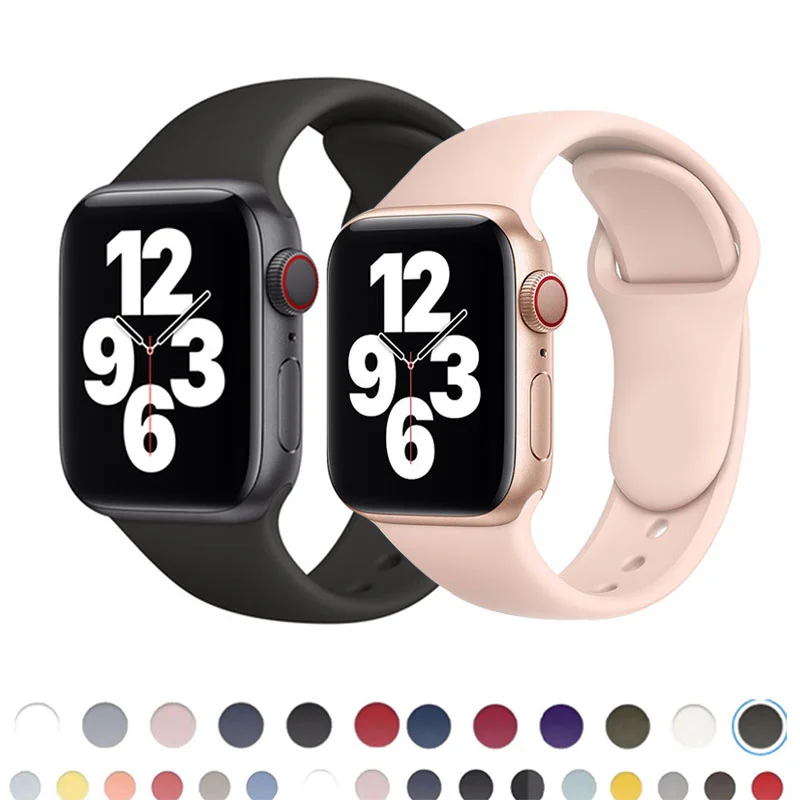 Silicone Strap For Apple Watch 8 7 45mm 41mm iwatch band 6 5 4 SE 44mm 40mm 45mm bracelet wristband for iwatch 3 42mm 38mm belt
Silicone Strap For Apple Watch 8 7 45mm 41mm iwatch band 6 5 4 SE 44mm 40mm 45mm bracelet wristband for iwatch 3 42mm 38mm belt