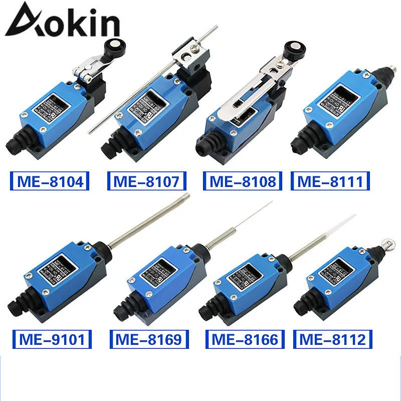 

Limit Switch ME 8108 ME-8108 Rotary Adjustable Roller Lever Arm Mini Limit Switch TZ AC 250V 5A NO NC 8107 8104 8111 8112 9101