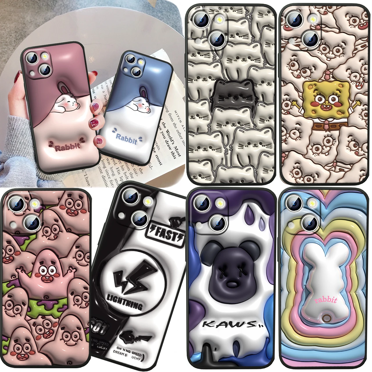 Spongebob Patrick Star For iPhone 14 13 12 11 Pro Max XS Max X XR 7 8 Plus 6S 5S Silicone Black Shell Phone Case
Spongebob Patrick Star For iPhone 14 13 12 11 Pro Max XS Max X XR 7 8 Plus 6S 5S Silicone Black Shell Phone Case