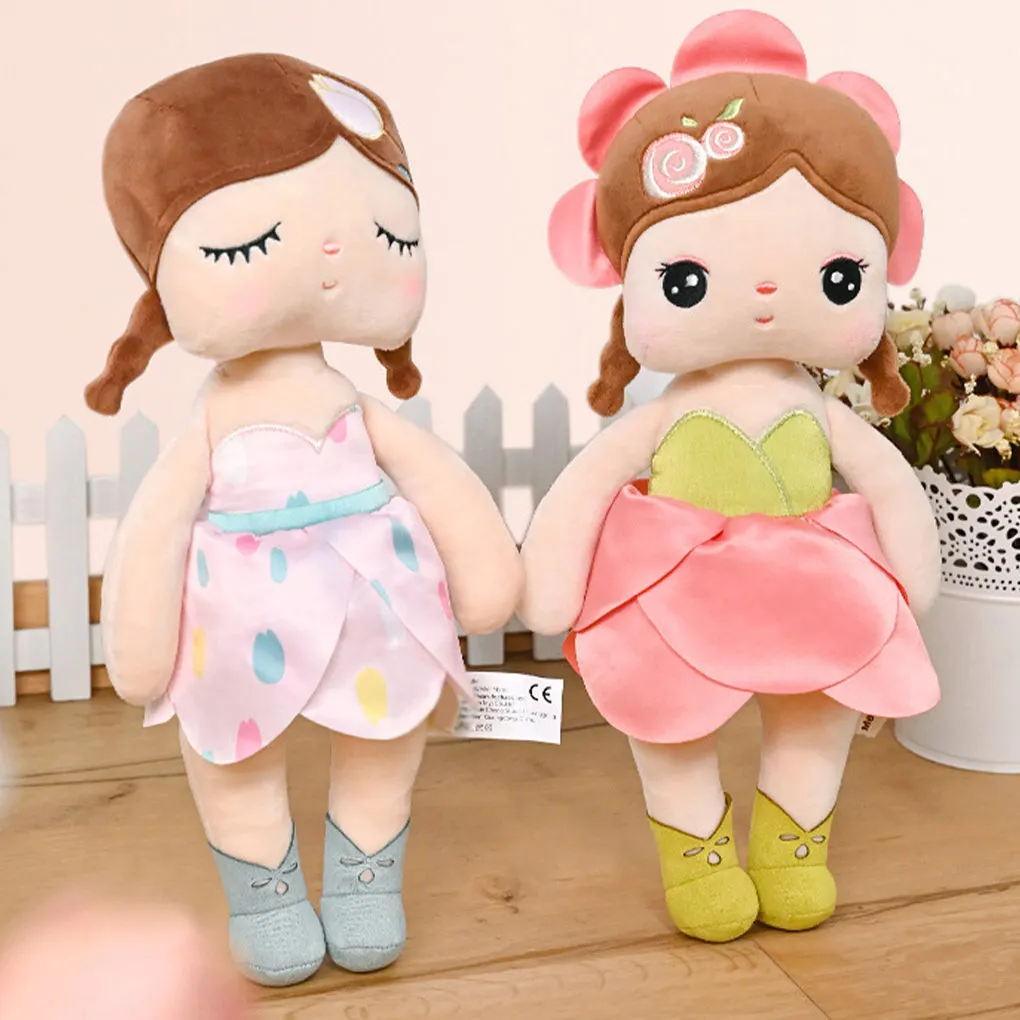 

Hotel Portable Adorable Plush Mini Doll Living Room Bedroom PP Cotton Toy Girl Figure Figurine Birthday Gift Type 1