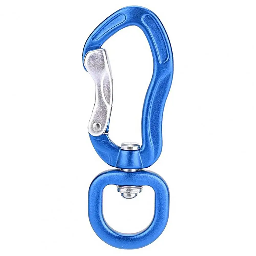 

Lightweight Convenient High Strength Hammock Carabiner Clip Corrosion-resistant Carabiner Clip Rotatable for Outdoor