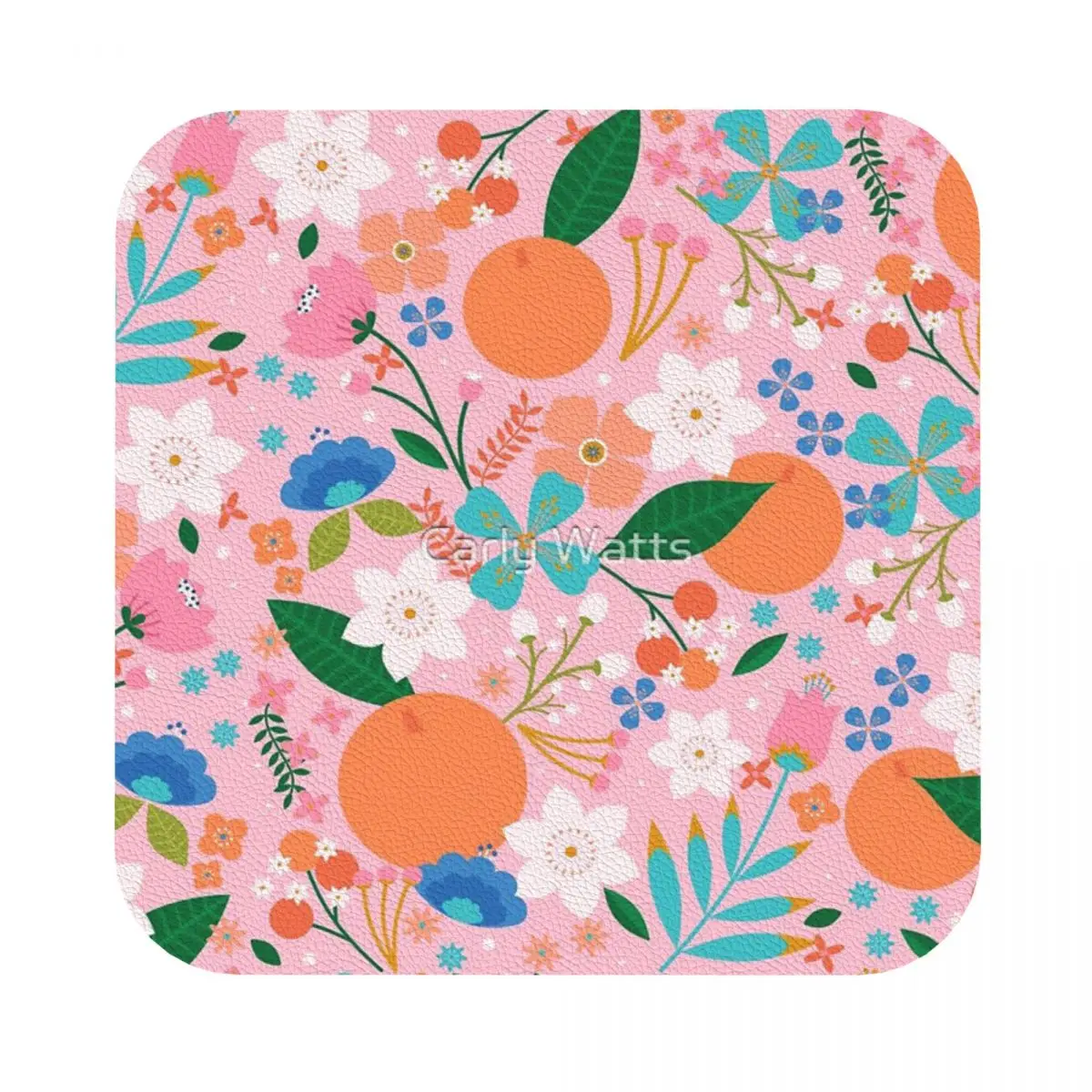 Orange Blossom Leather Coaster Set of 4 Pattern Personality Kitchen Multi-style
Orange Blossom Leather Coaster Set of 4 Pattern Personality Kitchen Multi-style