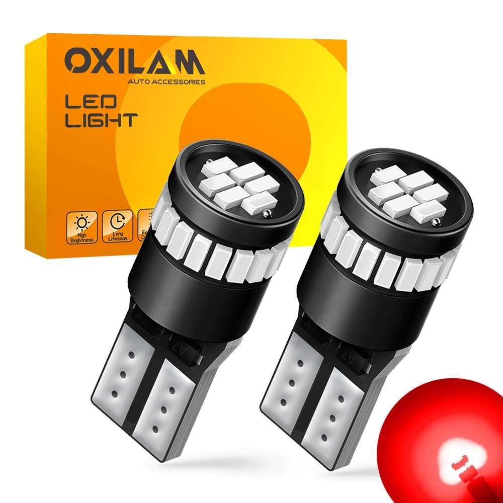 2Pcs Canbus T10 LED Red Error Free W5W LED Lights Bulb for Car Parking Position Side Marker Dome Reading Interior Lighting
2Pcs Canbus T10 LED Red Error Free W5W LED Lights Bulb for Car Parking Position Side Marker Dome Reading Interior Lighting