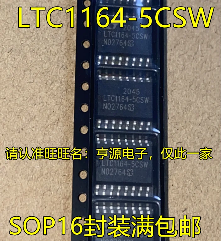 5pieces LTC1164-5 LTC1164-5CSW SOP16 New and original 
5pieces LTC1164-5 LTC1164-5CSW SOP16 New and original