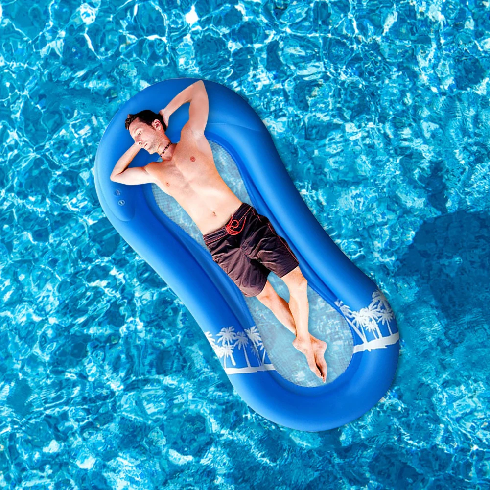 PVC Inflatable Pool Float Air Mattress Beds Lounger Foldable Floating Summer Beach Water Hammock with Mesh Water Sports Toys
PVC Inflatable Pool Float Air Mattress Beds Lounger Foldable Floating Summer Beach Water Hammock with Mesh Water Sports Toys
