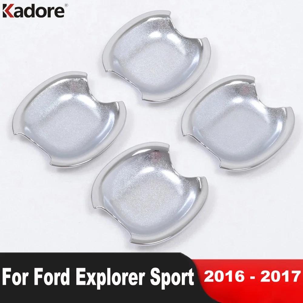 For Ford Explorer Sport 2016 ABS Chrome Side Door Handle Bowl Cover Trim Car Door Handle Decoration Styling accessories 4pcs
For Ford Explorer Sport 2016 ABS Chrome Side Door Handle Bowl Cover Trim Car Door Handle Decoration Styling accessories 4pcs
