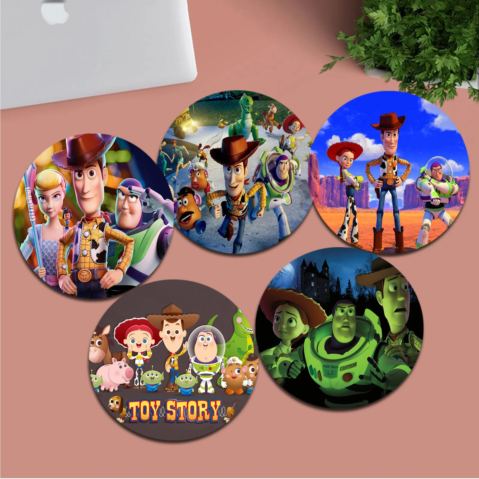 Disney Cute Toy Story DIY Round Desktop Desk Mat Kawaii Gaming Accessories Students Writing Mouse Pad Office Desk Accessories
Disney Cute Toy Story DIY Round Desktop Desk Mat Kawaii Gaming Accessories Students Writing Mouse Pad Office Desk Accessories