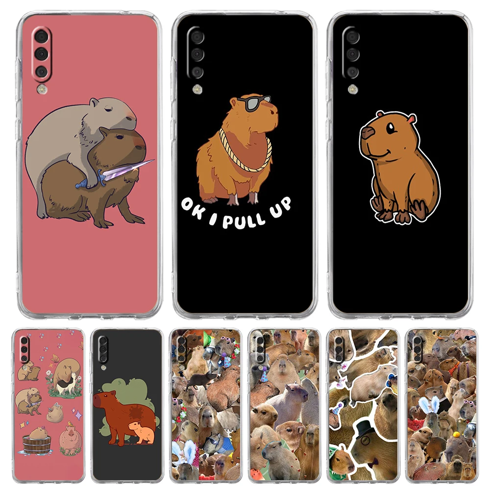 Cute Cartoon Capybara Phone Case for Samsung Galaxy A12 A22 A10 A20 A30 A40 A50 A52 A02 A04 Transparent Shockproof Soft Shell
Cute Cartoon Capybara Phone Case for Samsung Galaxy A12 A22 A10 A20 A30 A40 A50 A52 A02 A04 Transparent Shockproof Soft Shell