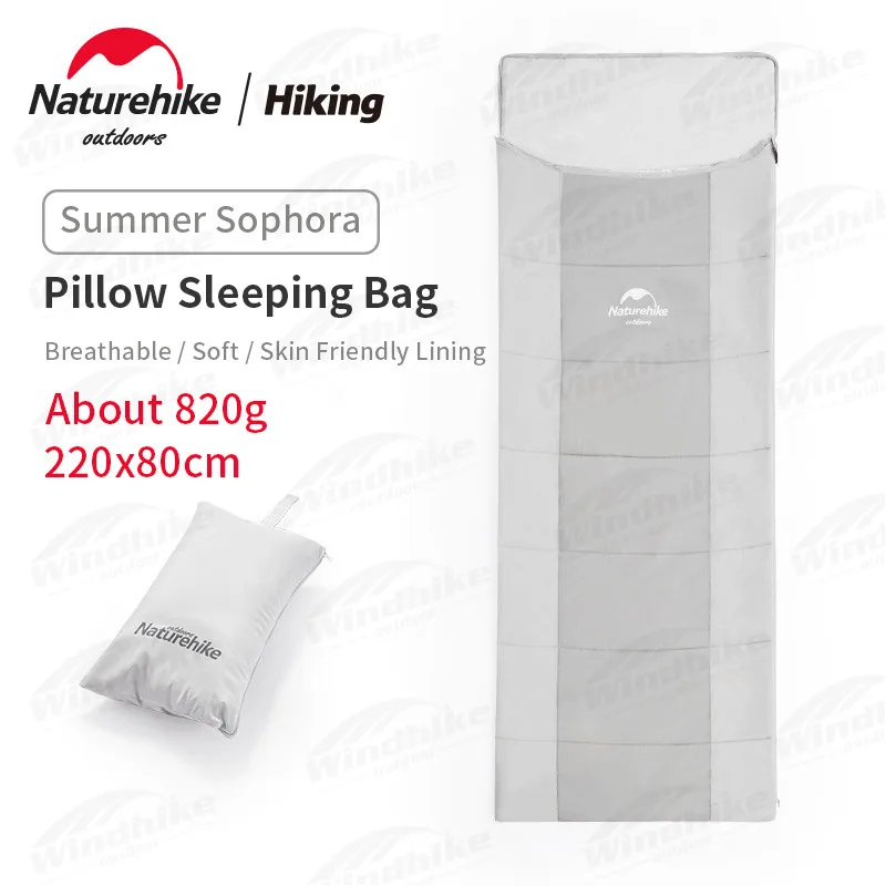 Naturehike 14℃~7℃ Envelope Sleeping Bag Summer Cotton Spliceable Style With Pillow Sleeping Bag Ultralight 820g Thin Quilt
Naturehike 14℃~7℃ Envelope Sleeping Bag Summer Cotton Spliceable Style With Pillow Sleeping Bag Ultralight 820g Thin Quilt